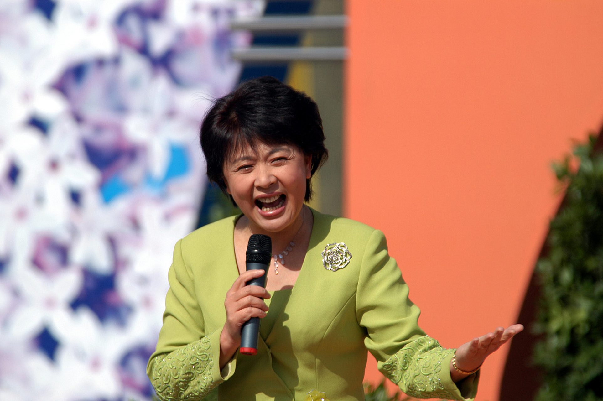 央视主持人刘璐,曾是80年代央视最红的主持人之一.