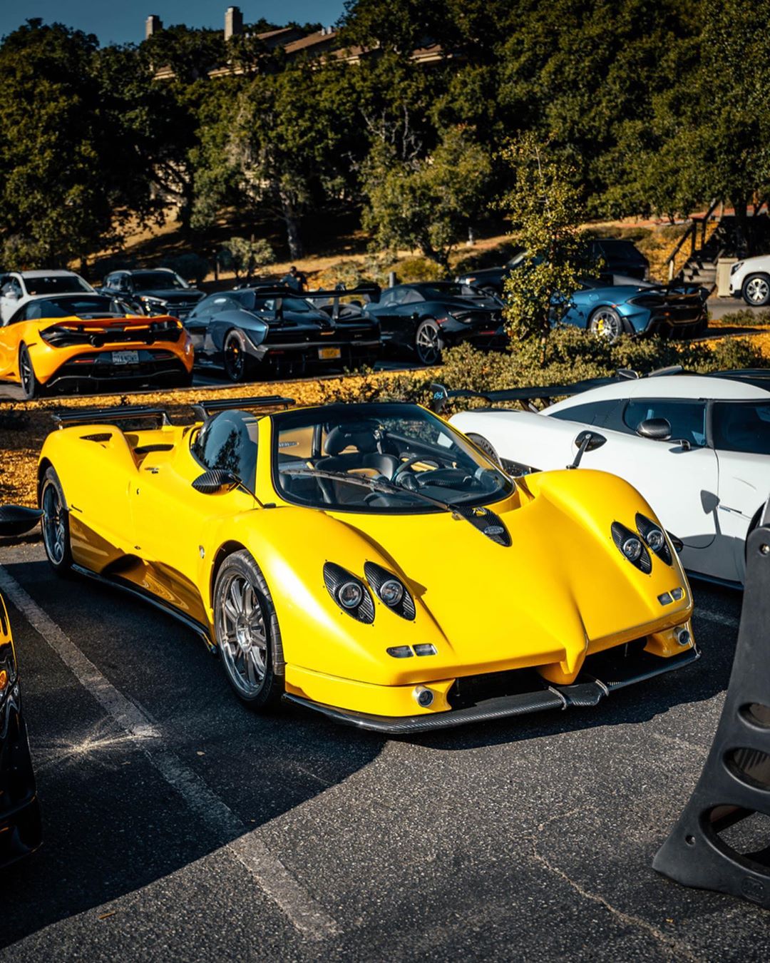 诱惑十足的"亮黄色"帕加尼zonda s