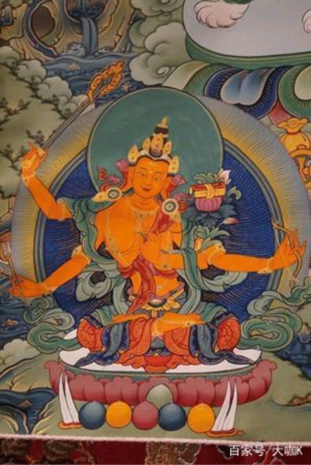 成都文殊院文殊菩萨四臂文殊菩萨