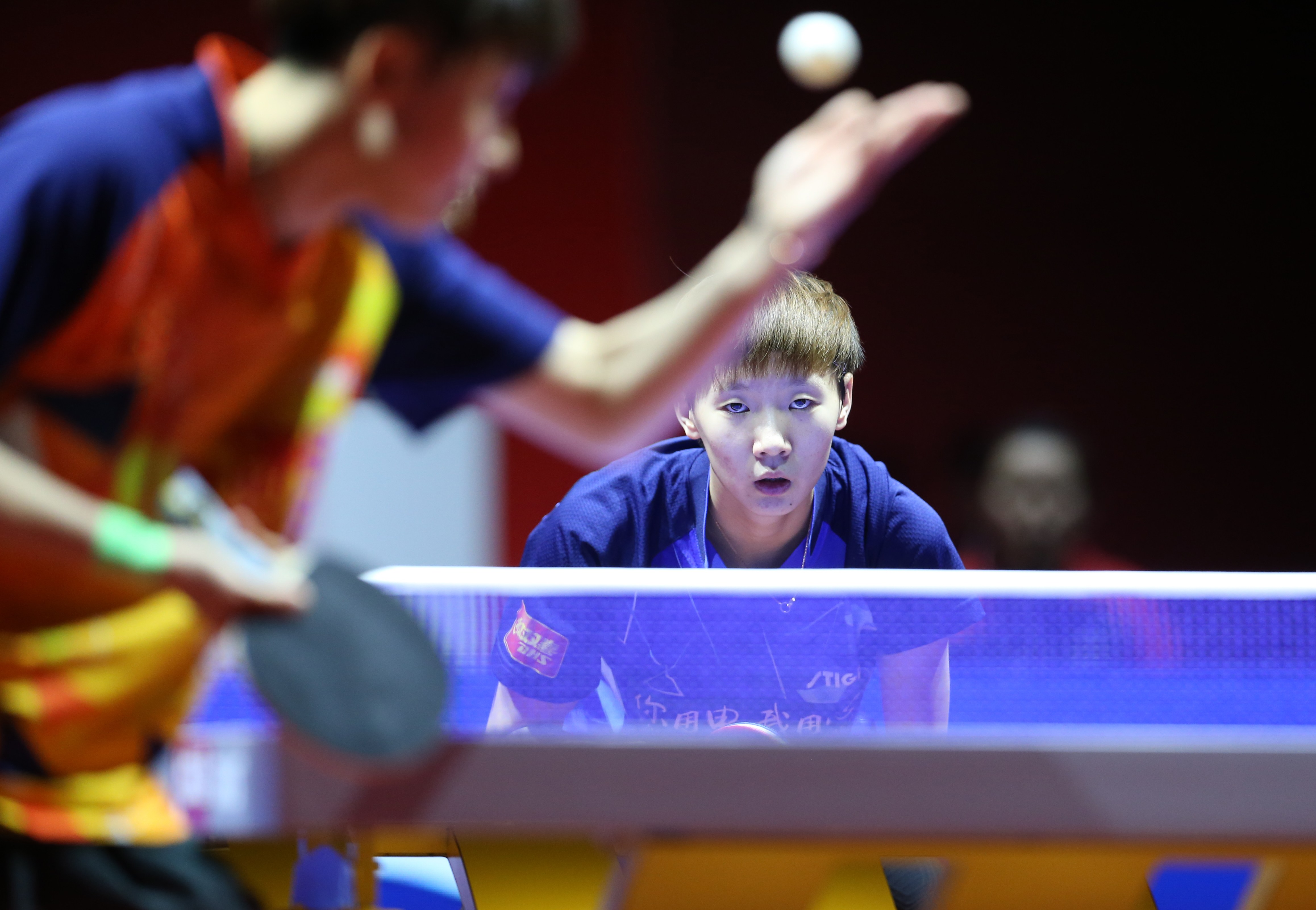 乒乓球——乒超联赛:山东鲁能·潍坊高新队晋级女子团体决赛(2)