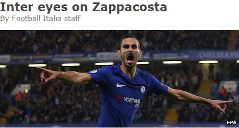 先租后买,国米有意赞帕科斯塔