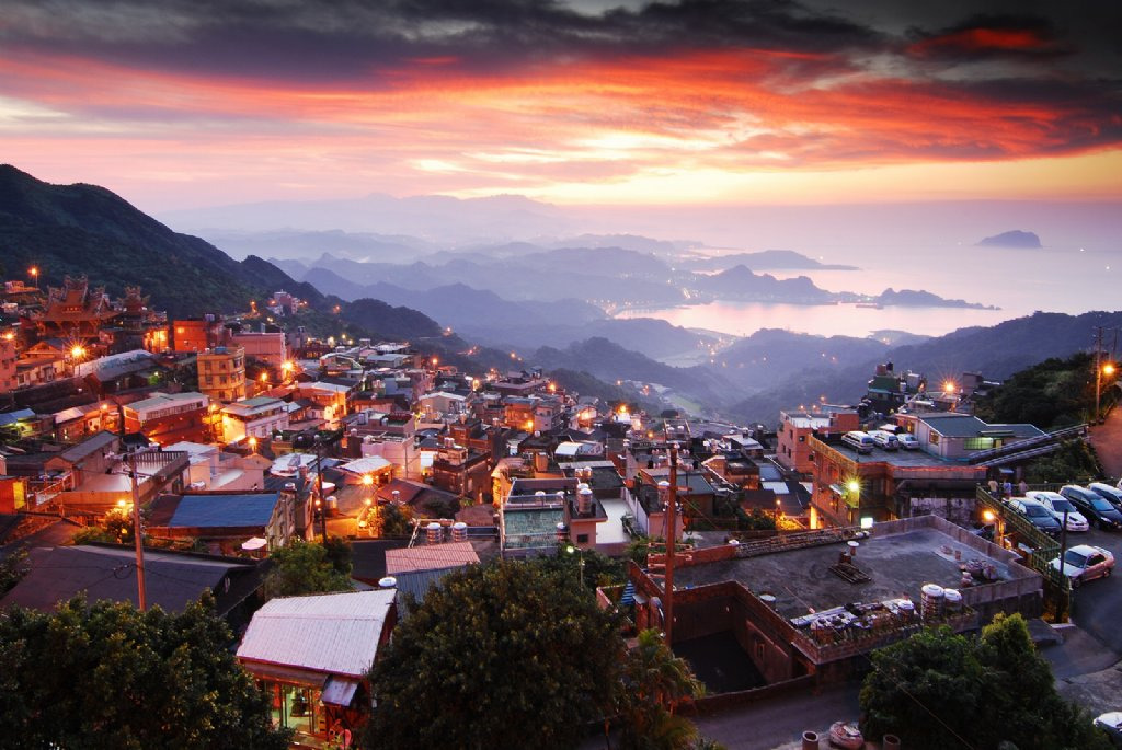 带你走进最美的城市——台北,享受十分的幸福,九份的美丽