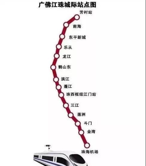 最新进展!广佛江珠城际江门至珠海段或按照高铁标准建设