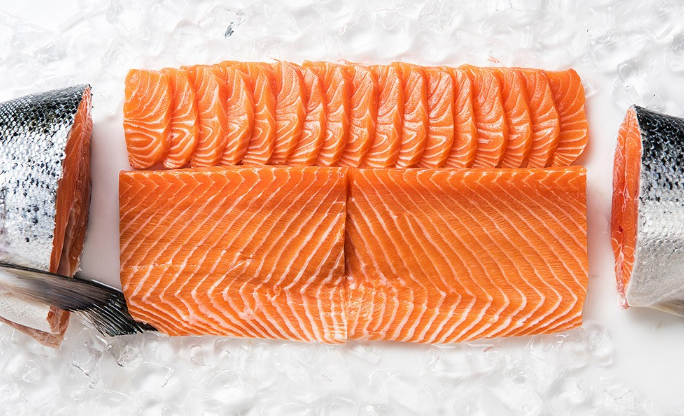 超新鲜!整条挪威三文鱼现切分割,体会来自舌尖的诱惑