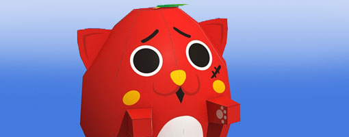 「纸模型图纸下载」苹果猫nyango star