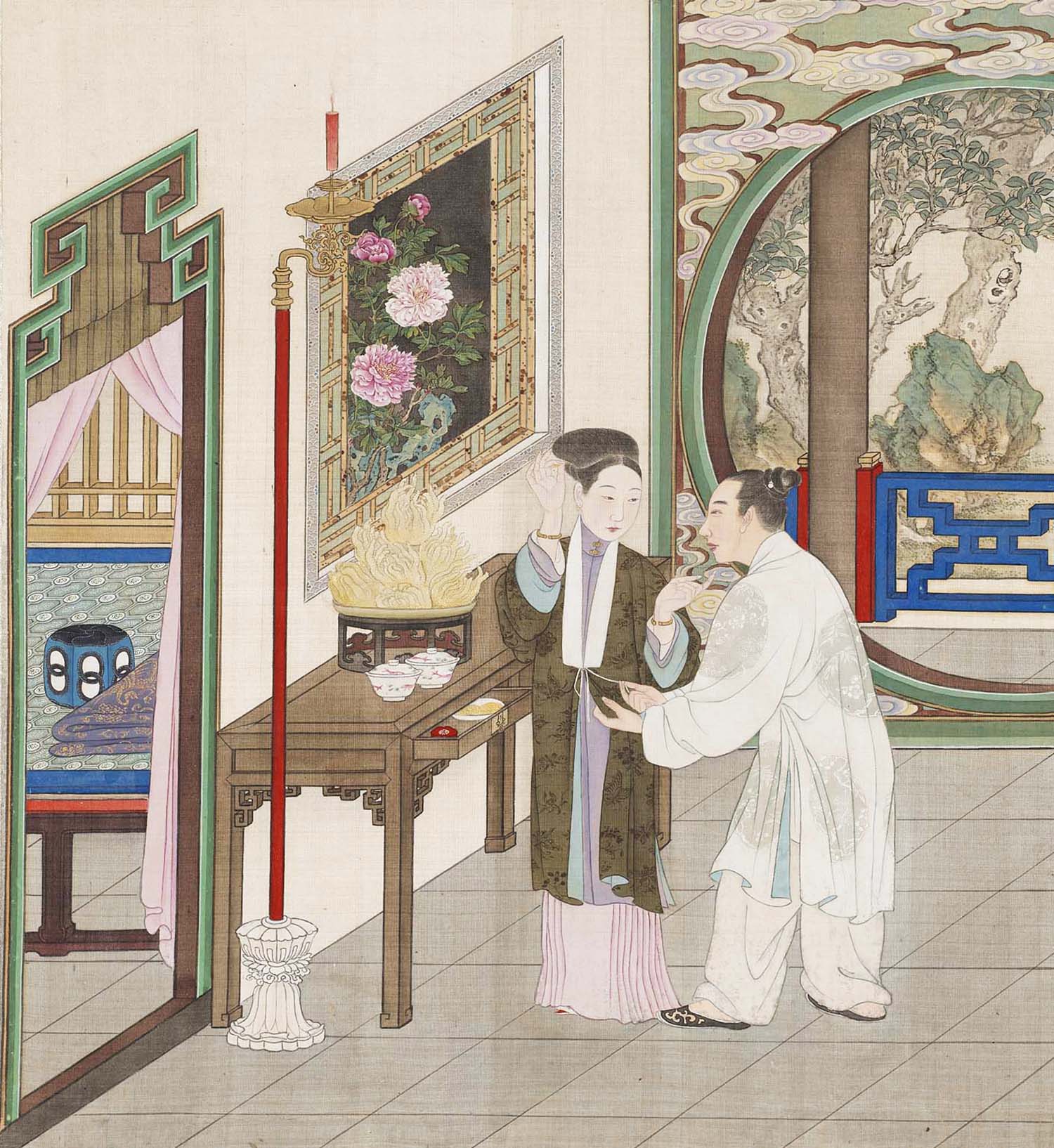 中国古代夫妻间的爱情,不仅相敬如宾,而且委婉动听