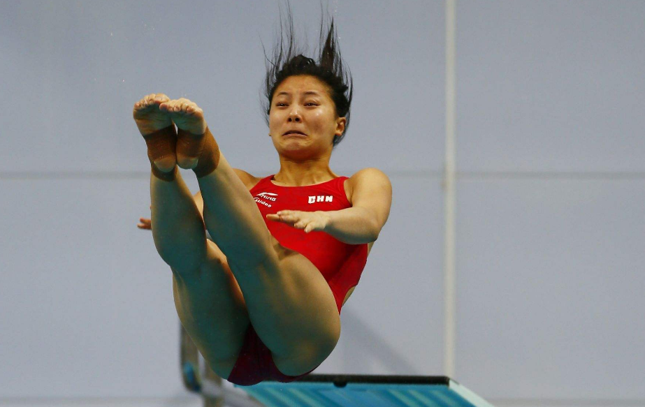 出水芙蓉,身姿妙曼!中国最美跳水女运动员何姿美图大赏
