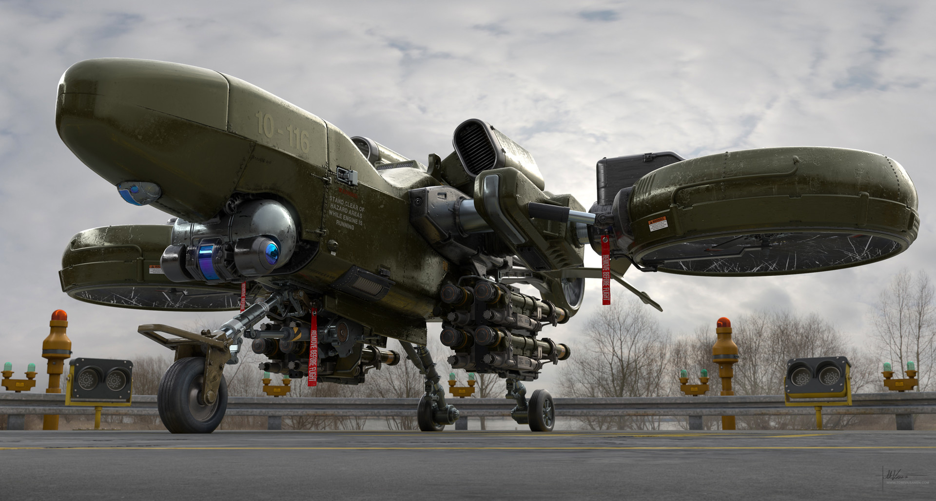 相当棒的一组机械机甲类插画作品欣赏!造型帅气科幻感十足!