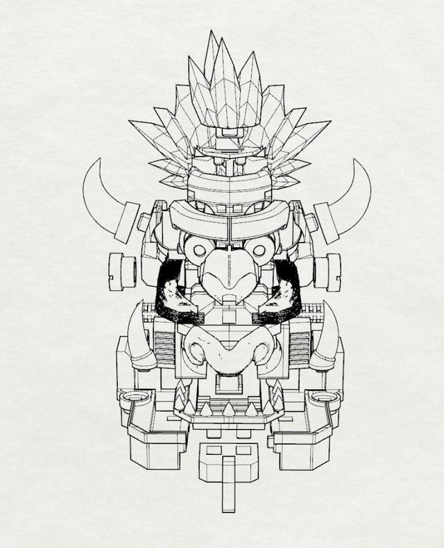 可把我牛坏了,3d打印牛头械王,自带led的超强生物