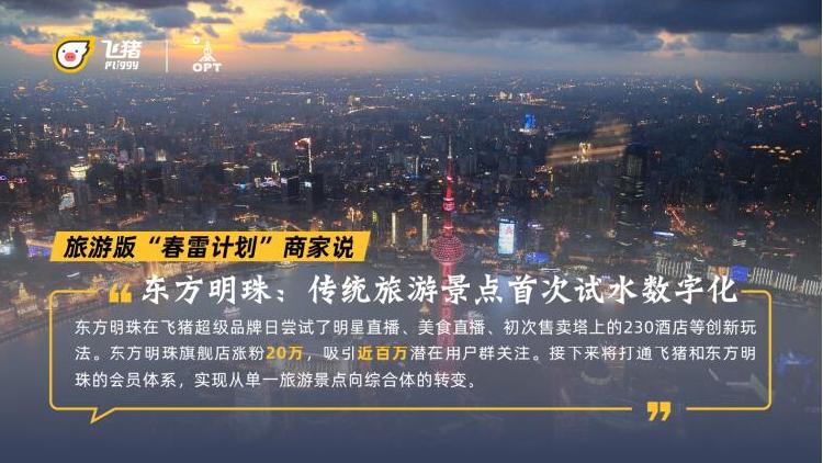 后疫情时代旅游业向何处去?飞猪"春雷计划"有答案