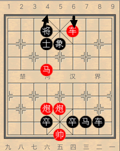 象棋残局:一盘二鬼拍门进车绝杀的残局,高手弃车反攻步步精彩