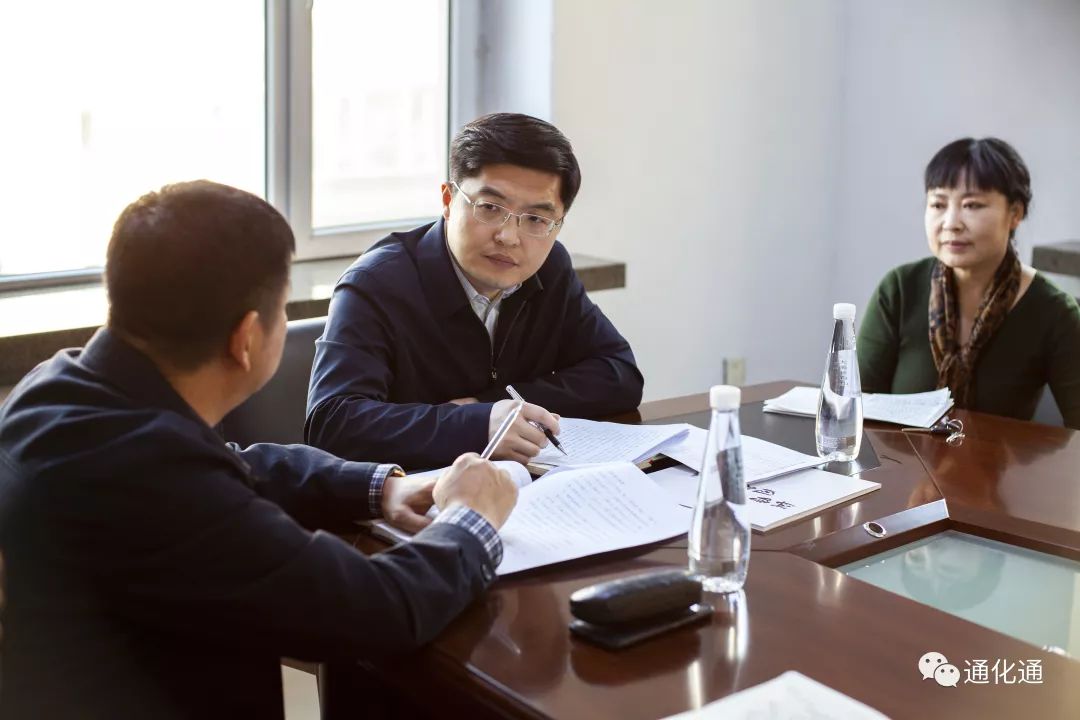 市委常委,宣传部长蔡红星到通化日报社调研,与新闻工作者亲切交流