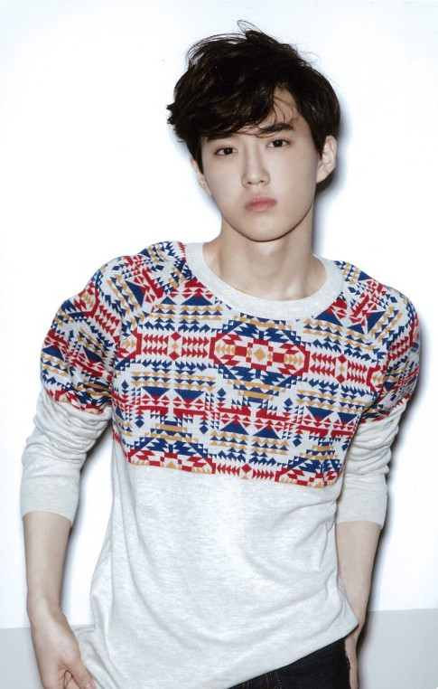 entertainment公开金俊勉的出道预告,以艺名suho的身份首次正式公开