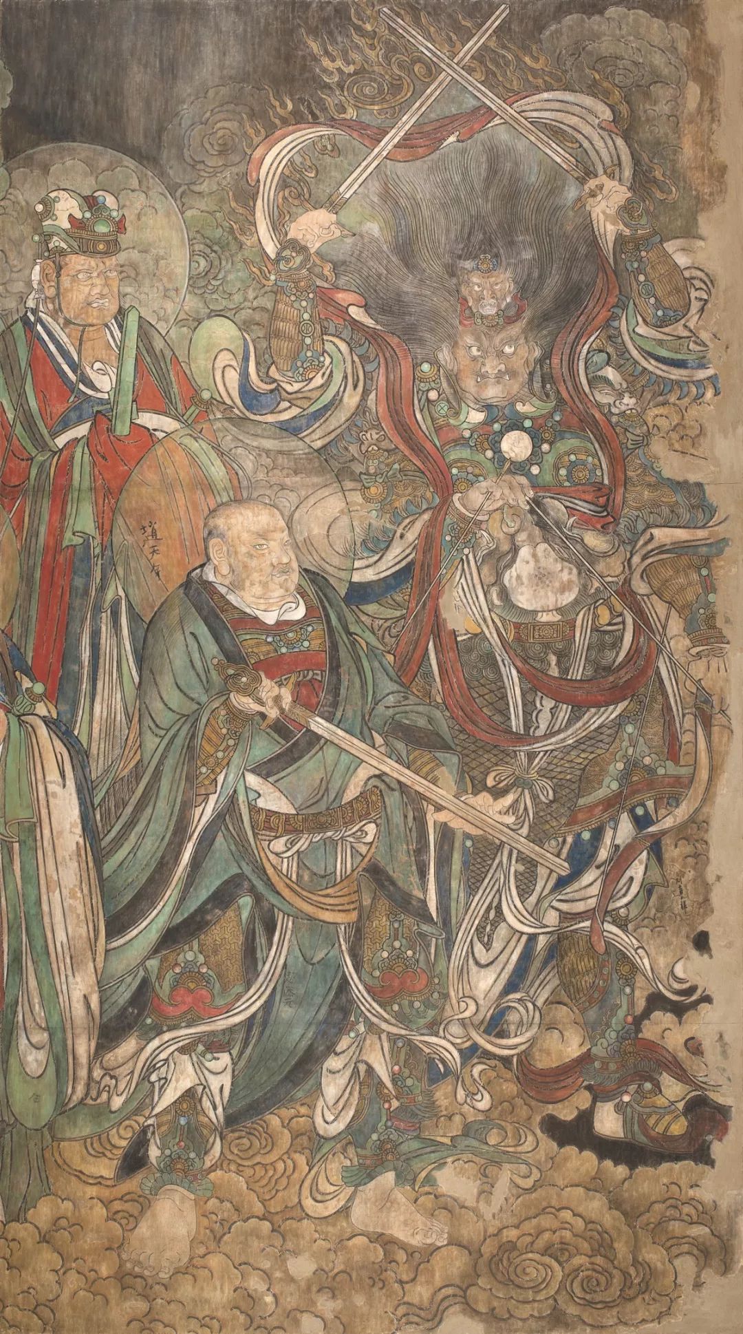 加拿大皇家安大略博物馆藏山西元代壁画《朝元图》临摹复制记