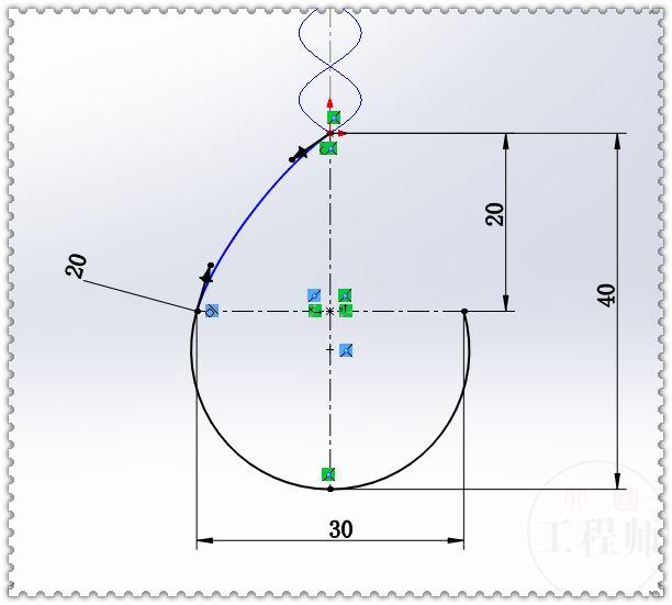 用solidworks畫一個彈弓,此圖看著簡單,但3d草圖比較難畫