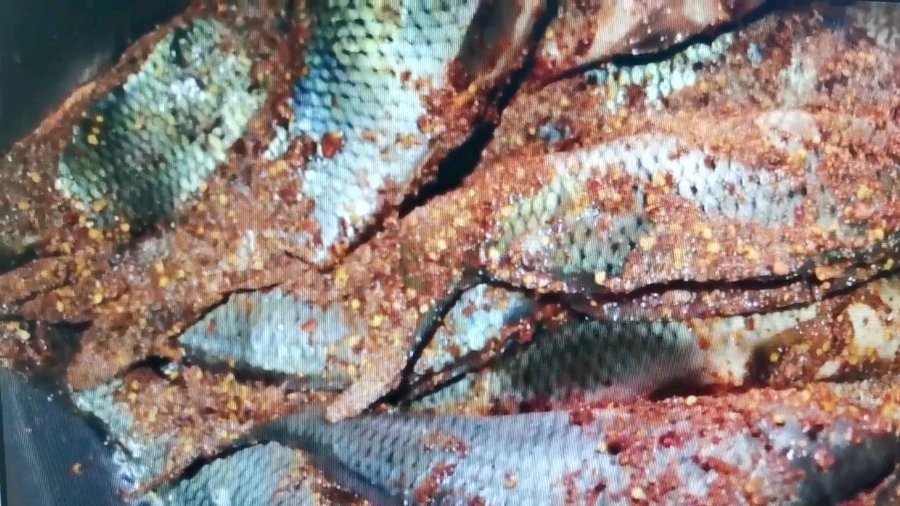 苗族特色腌酸鱼,平时都舍不得吃家里来客人了才会拿出来接待客人