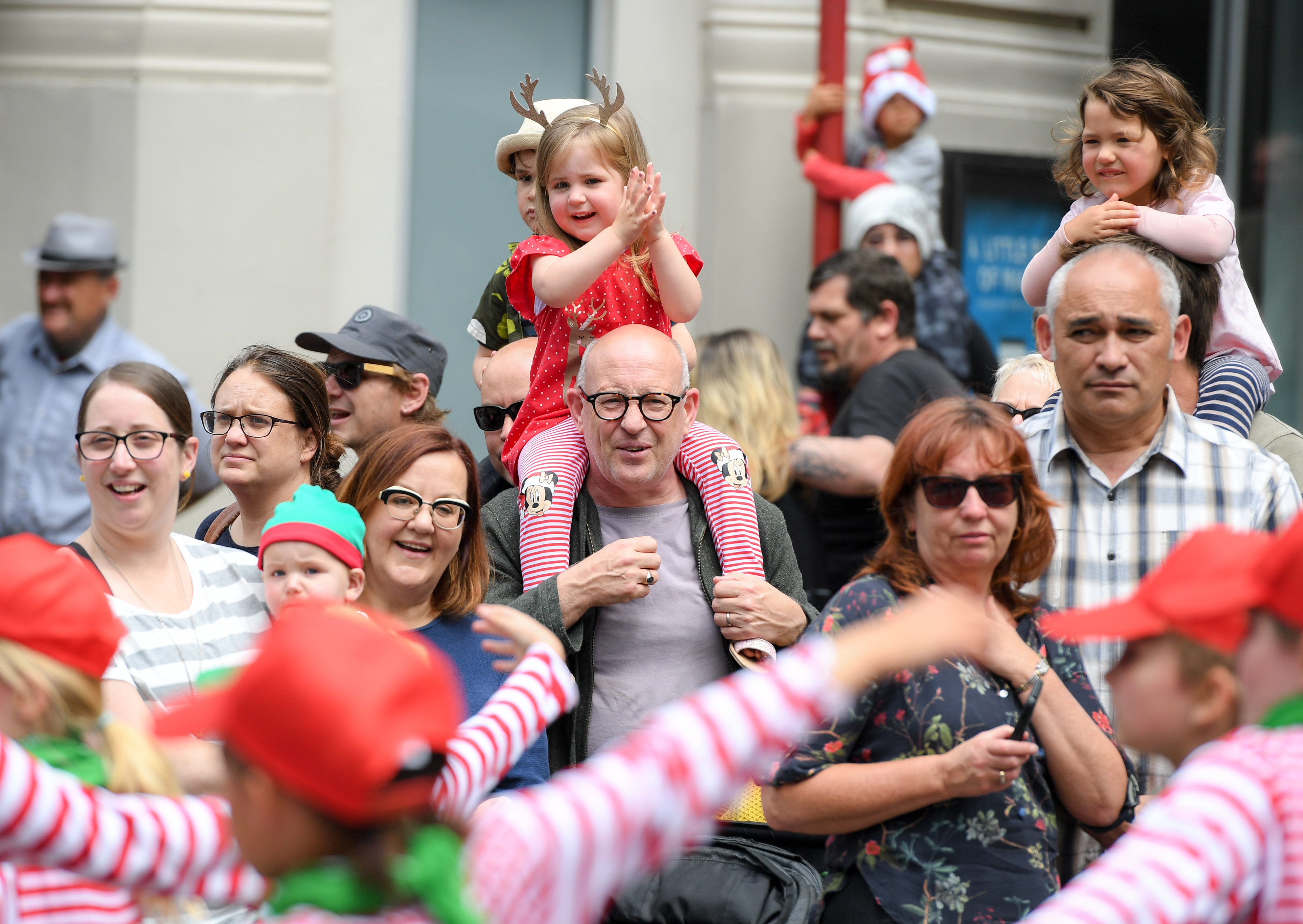 新西兰惠灵顿举行迎圣诞游行