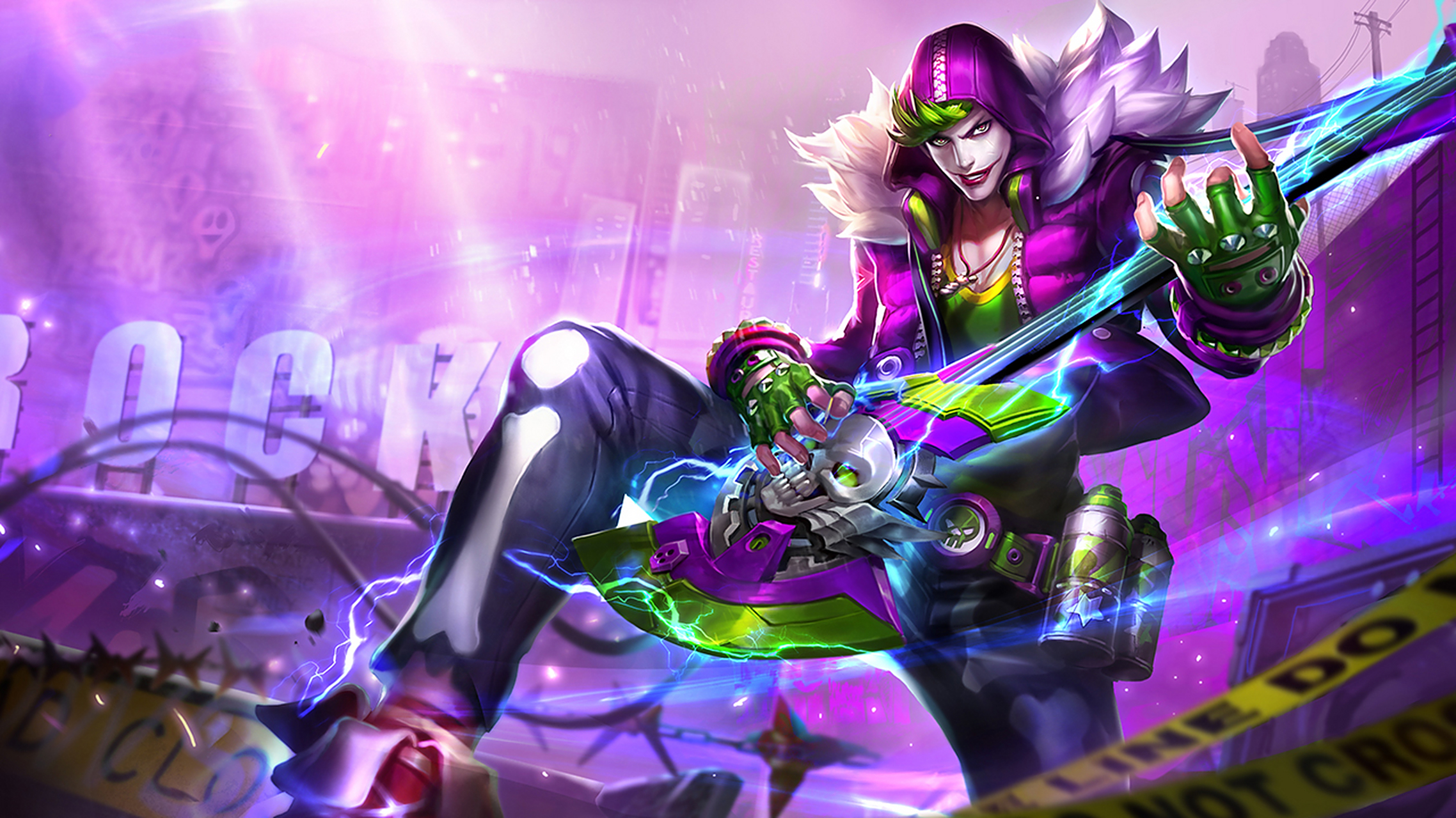 死亡摇滚,这是高渐离的一款皮肤,也是一款可以免费获取的皮肤,不过