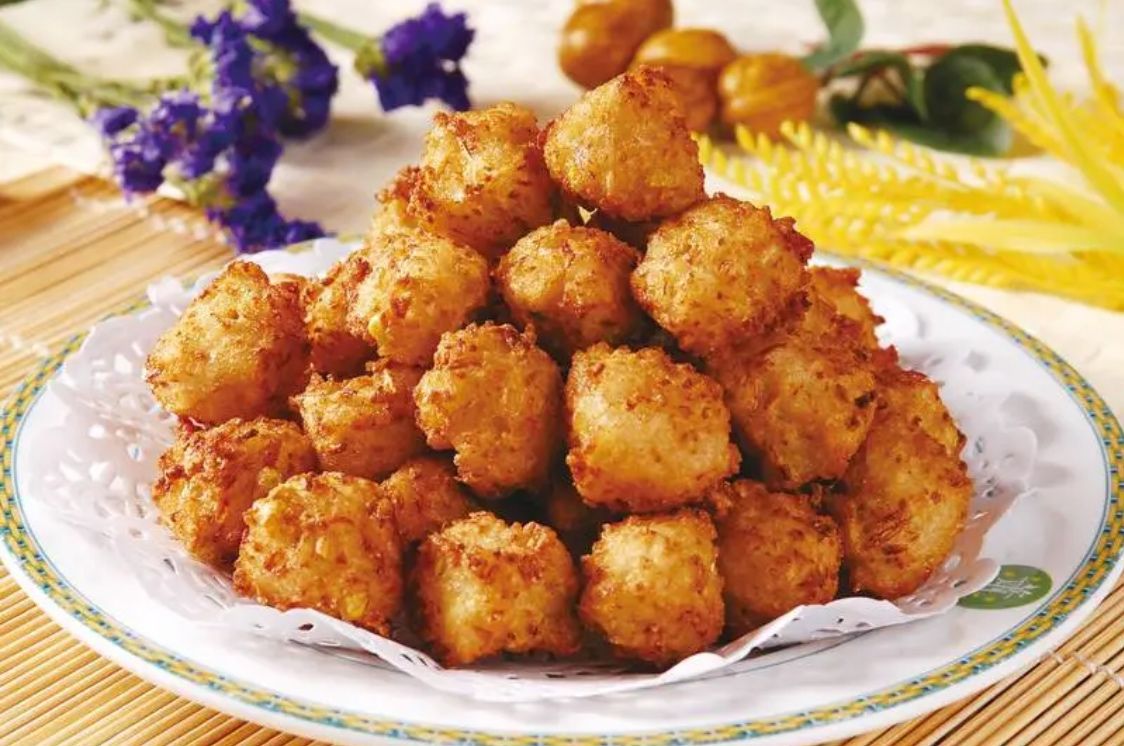 我吃丸子用"盘"和"盆"