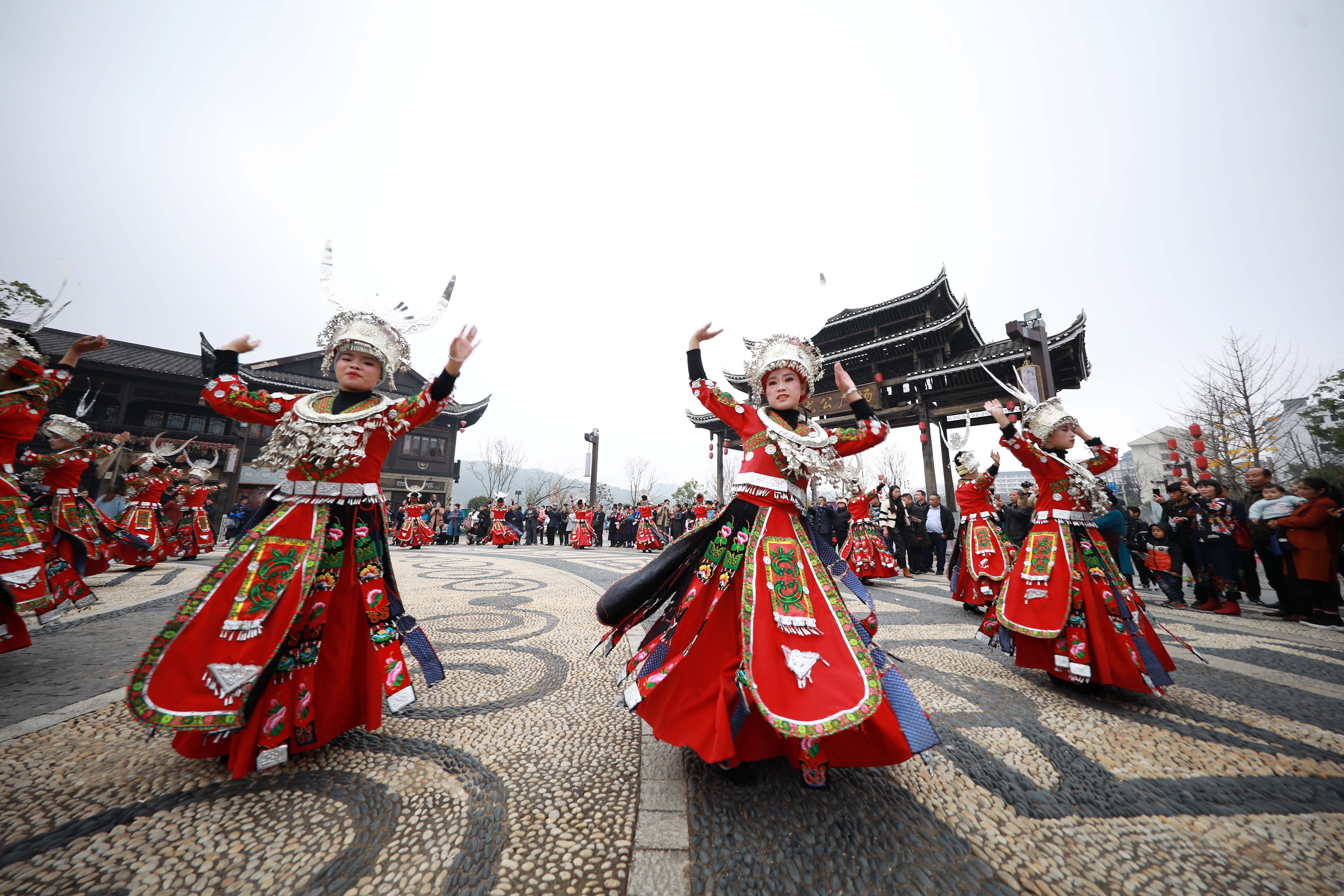 贵州丹寨:苗族同胞欢度祭尤节