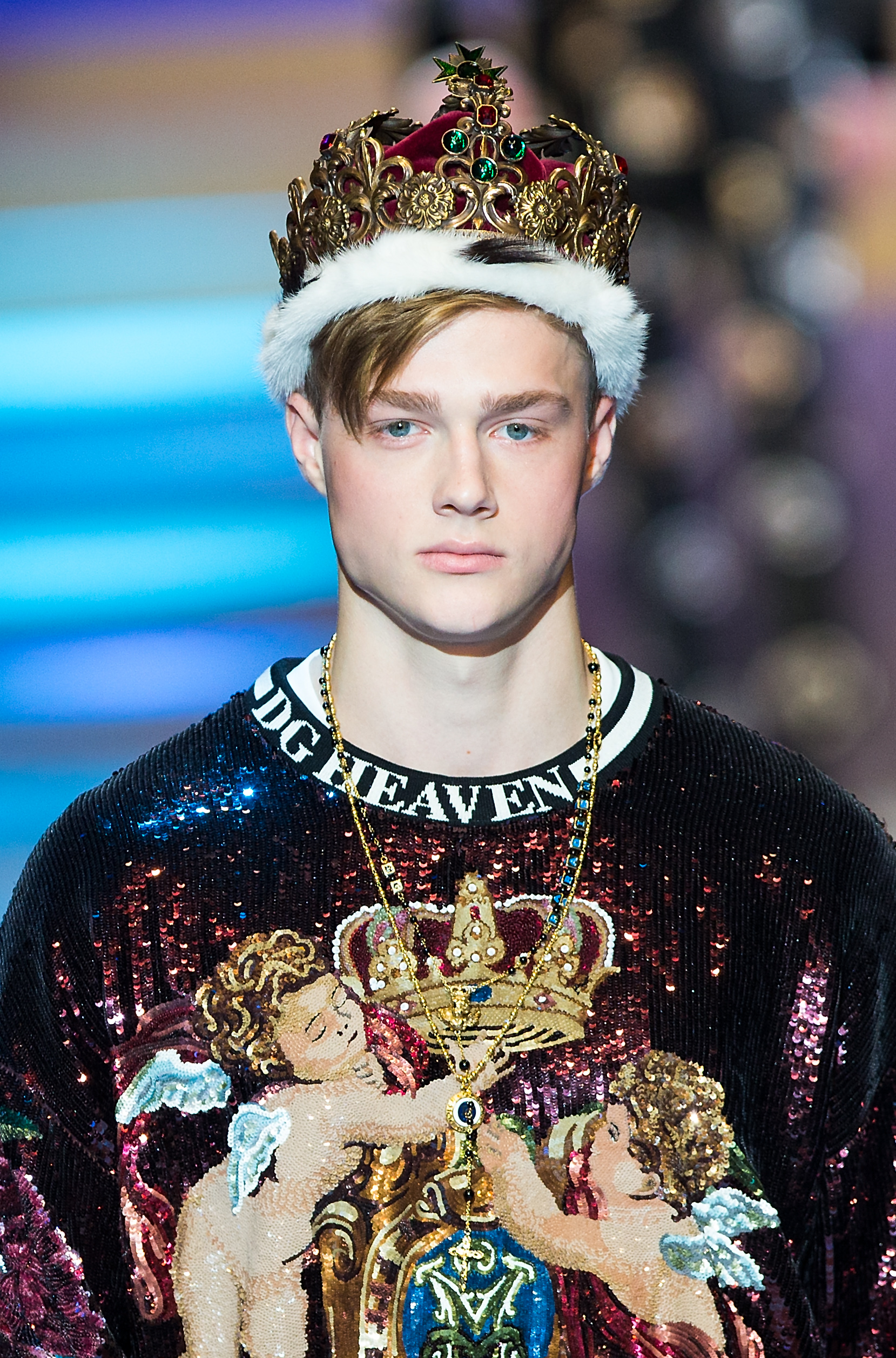 杜嘉班纳发布"国王天使"秋冬男装