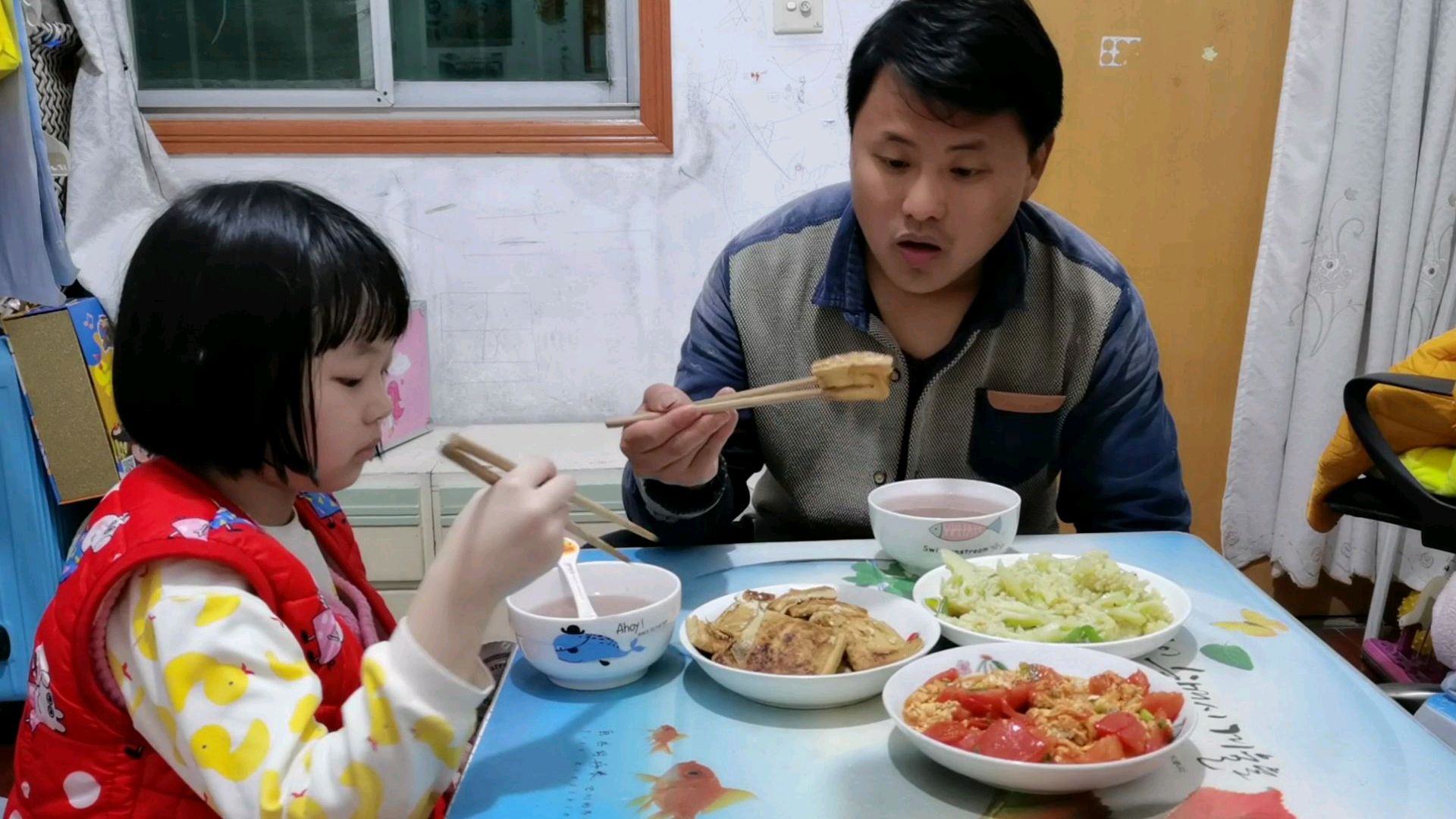 炒花菜,西红柿炒鸡蛋,炒豆干,家常菜这样做,人人都是美食家