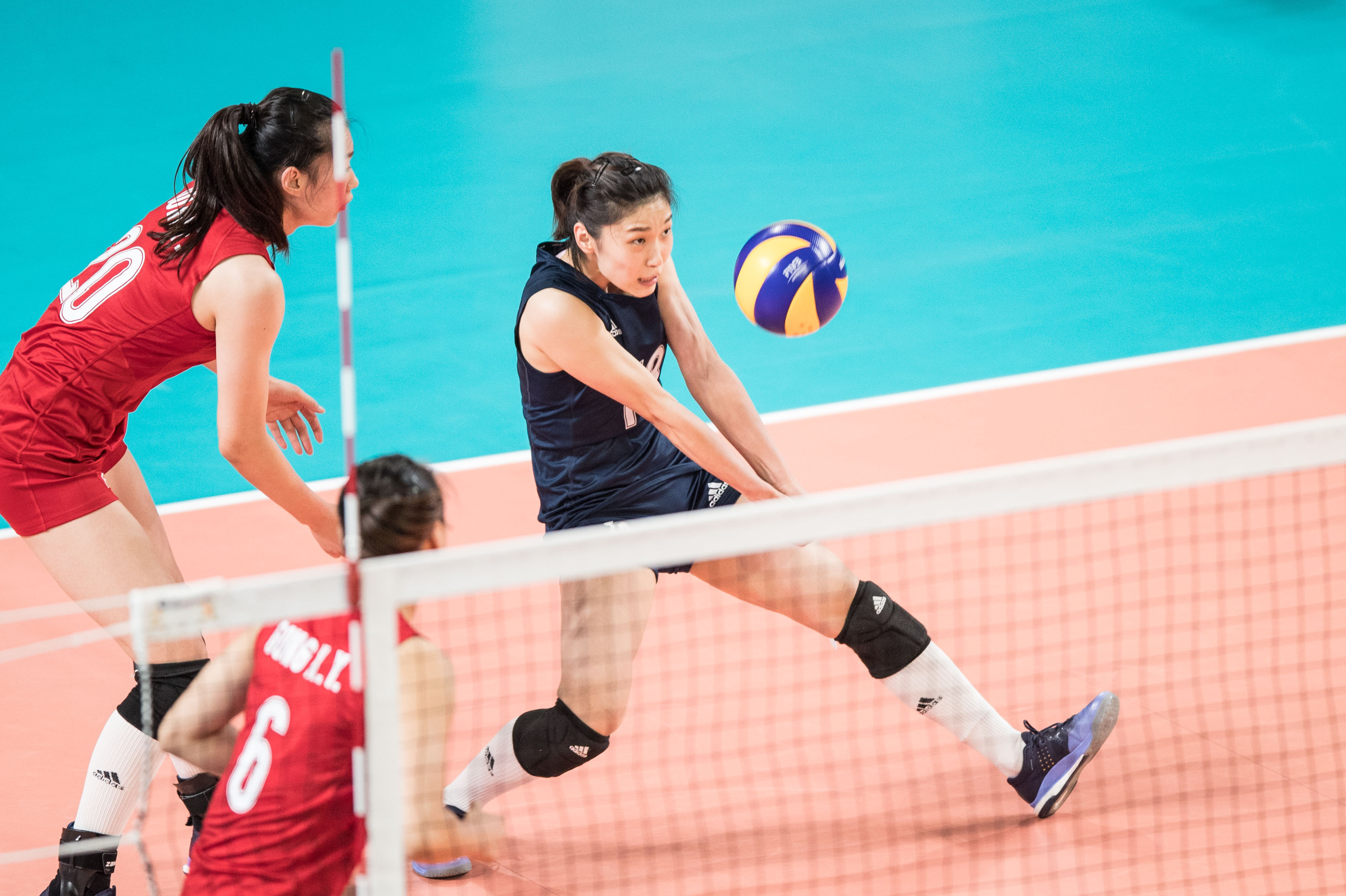 排球——女子小组赛:中国胜哈萨克斯坦(8)