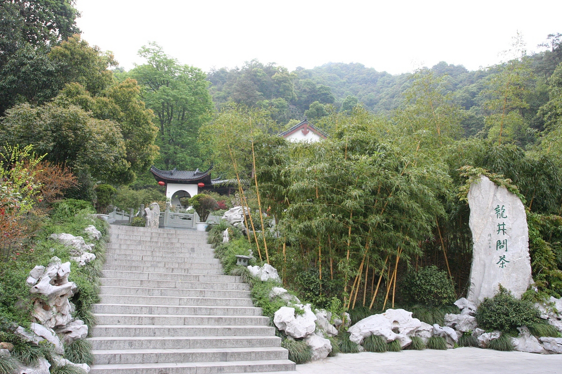 周末踏上杭州皋亭山,寻觅清幽之地,赏千桃园桃花,感受龙居寺佛教文化