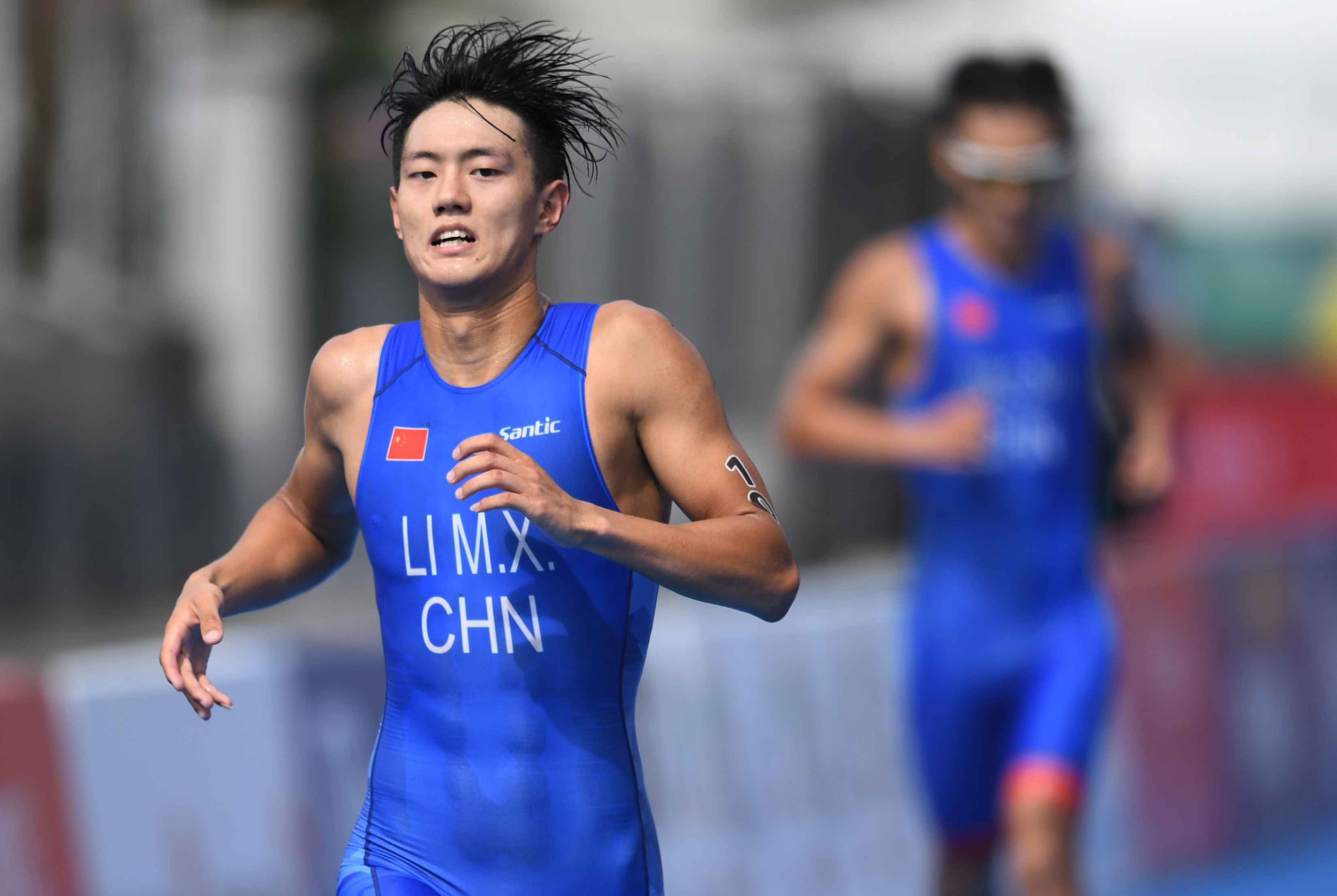 男子铁人三项——中国选手李明旭获季军(4)