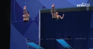 跳水失败动图恐怖图片