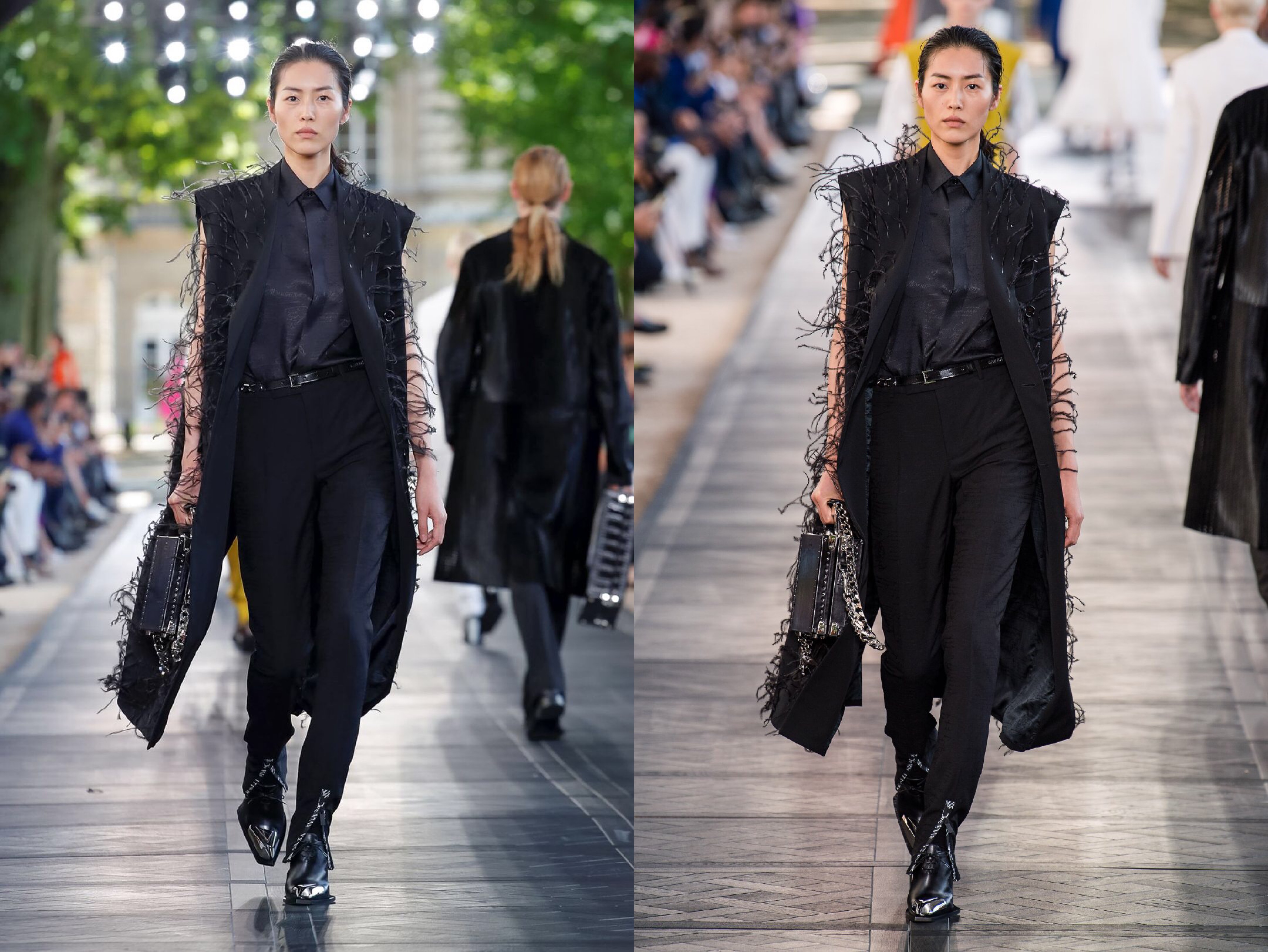 看"大表姐"刘雯男装周走秀"攻"力全开