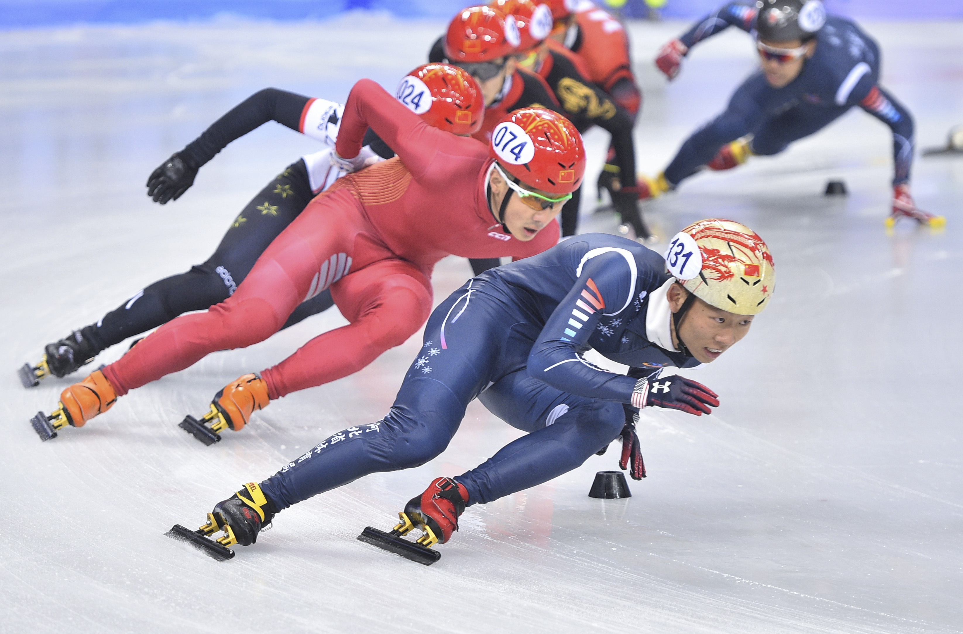 短道速滑——中国杯短道速滑精英联赛:安凯夺得男子1500米冠军(3)