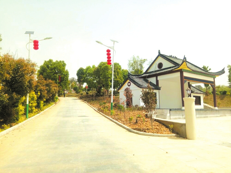 广水陈巷镇美丽乡村一角