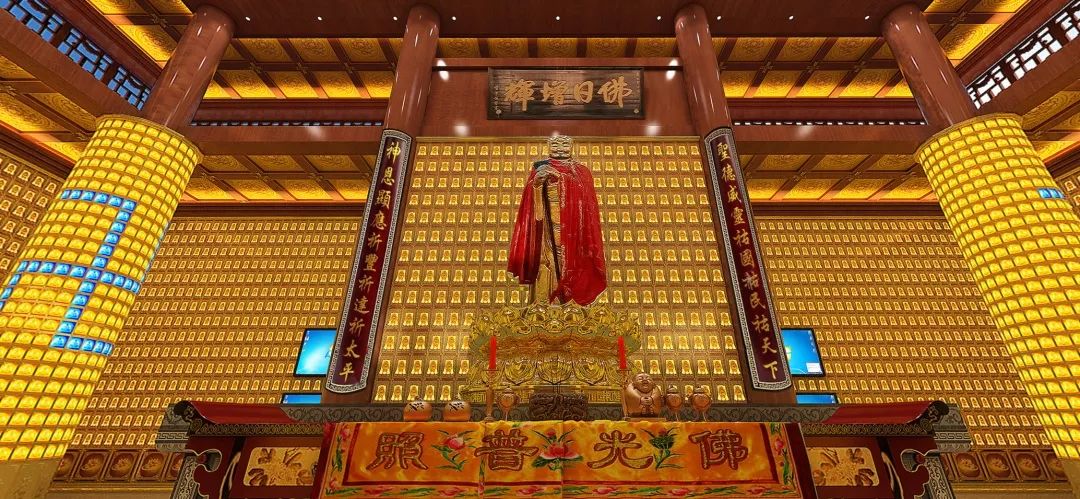 安国寺达摩祖师殿佛位 即将开始安装(效果图)|欢迎诸善信结缘供奉佛位