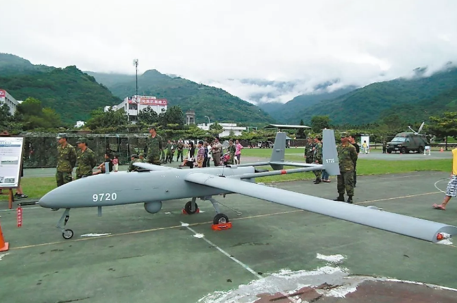 臺軍自制的銳鳶無人機.來源:臺灣《聯合報》