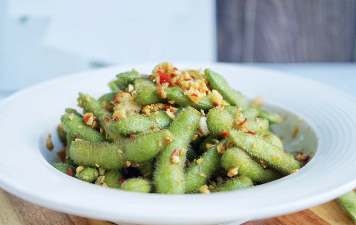 凉拌毛豆新做法开胃又酸辣太下饭了