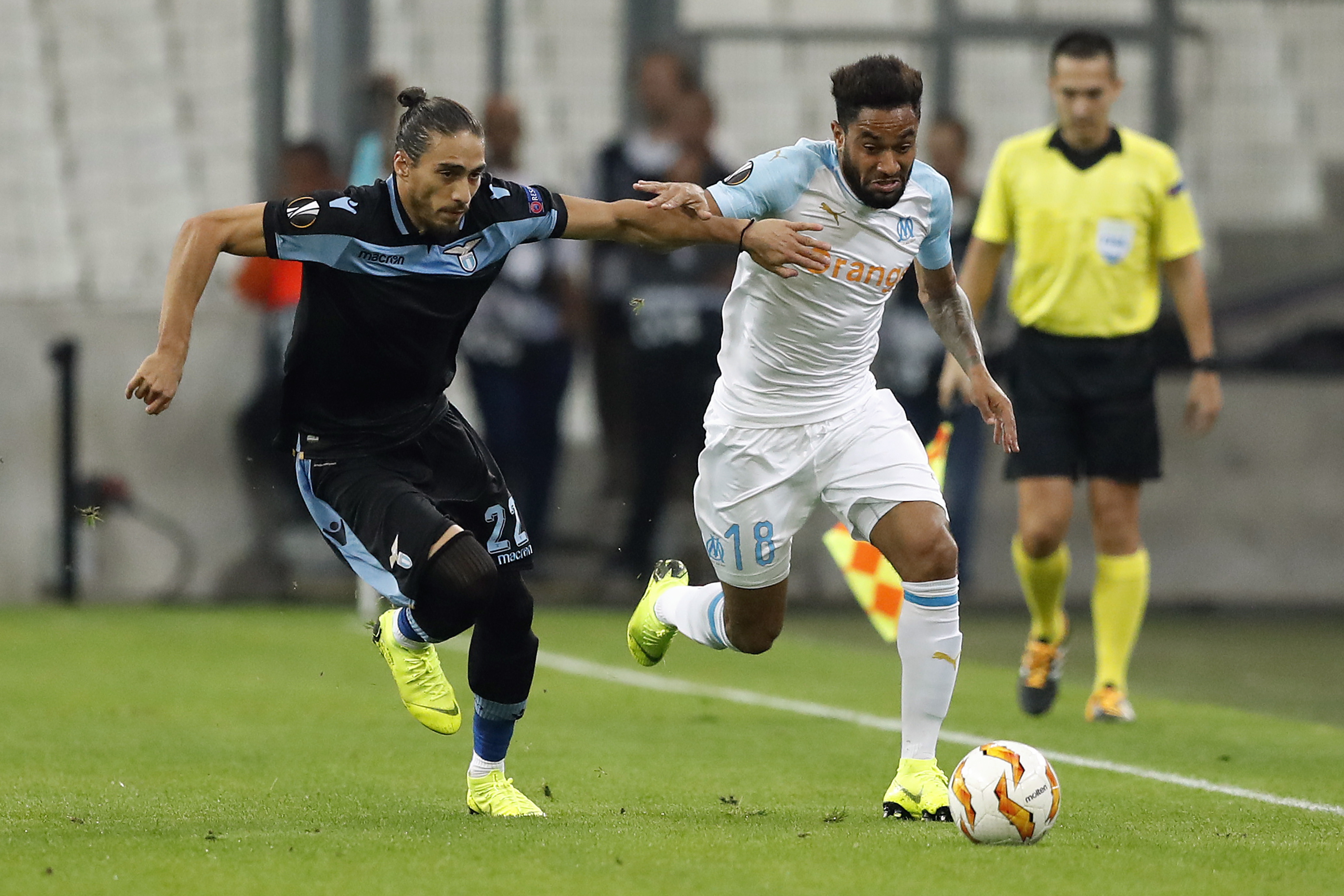 足球——欧罗巴联赛:拉齐奥胜马赛