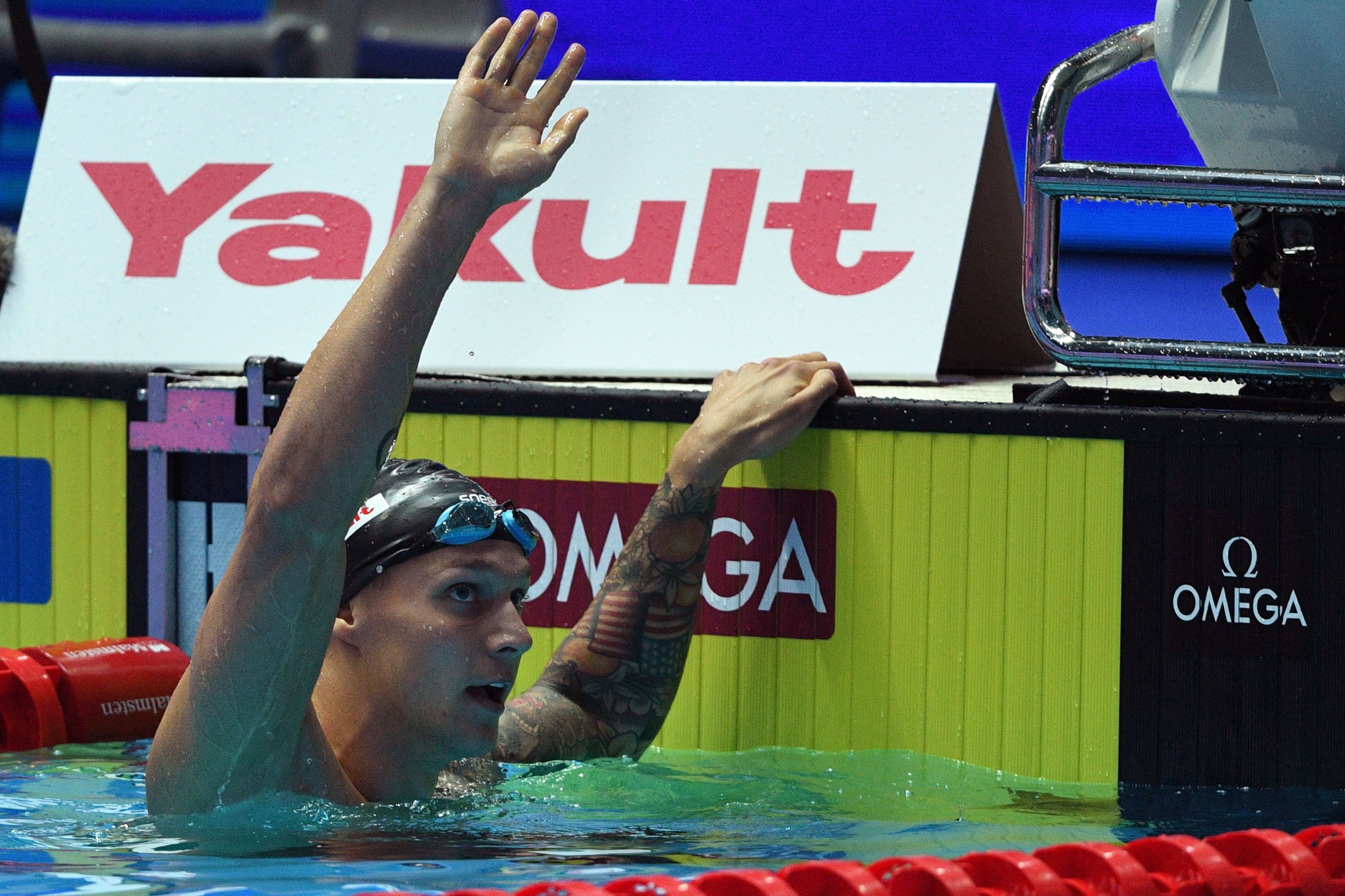 游泳世锦赛——男子50米蝶泳:美国选手德雷塞尔夺冠