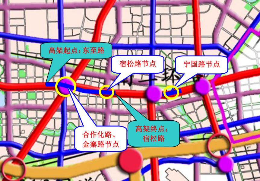 合肥南二环建设图图片