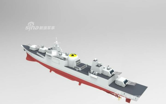 中国未来电磁炮战列舰图片