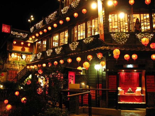 中国旅游景区大全之台湾九份老街