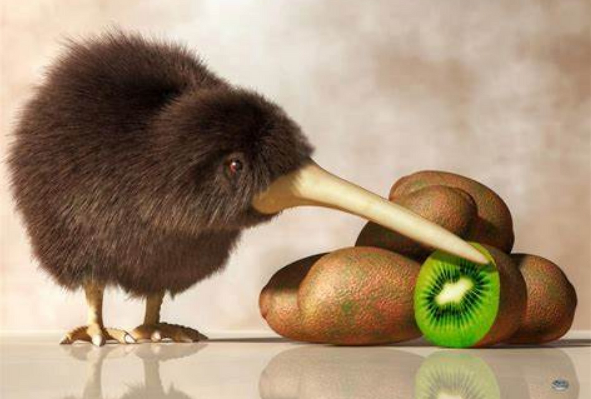 问:kiwi fruit是什么水果? 答:是"奇异果",是新西兰的"猕猴桃".