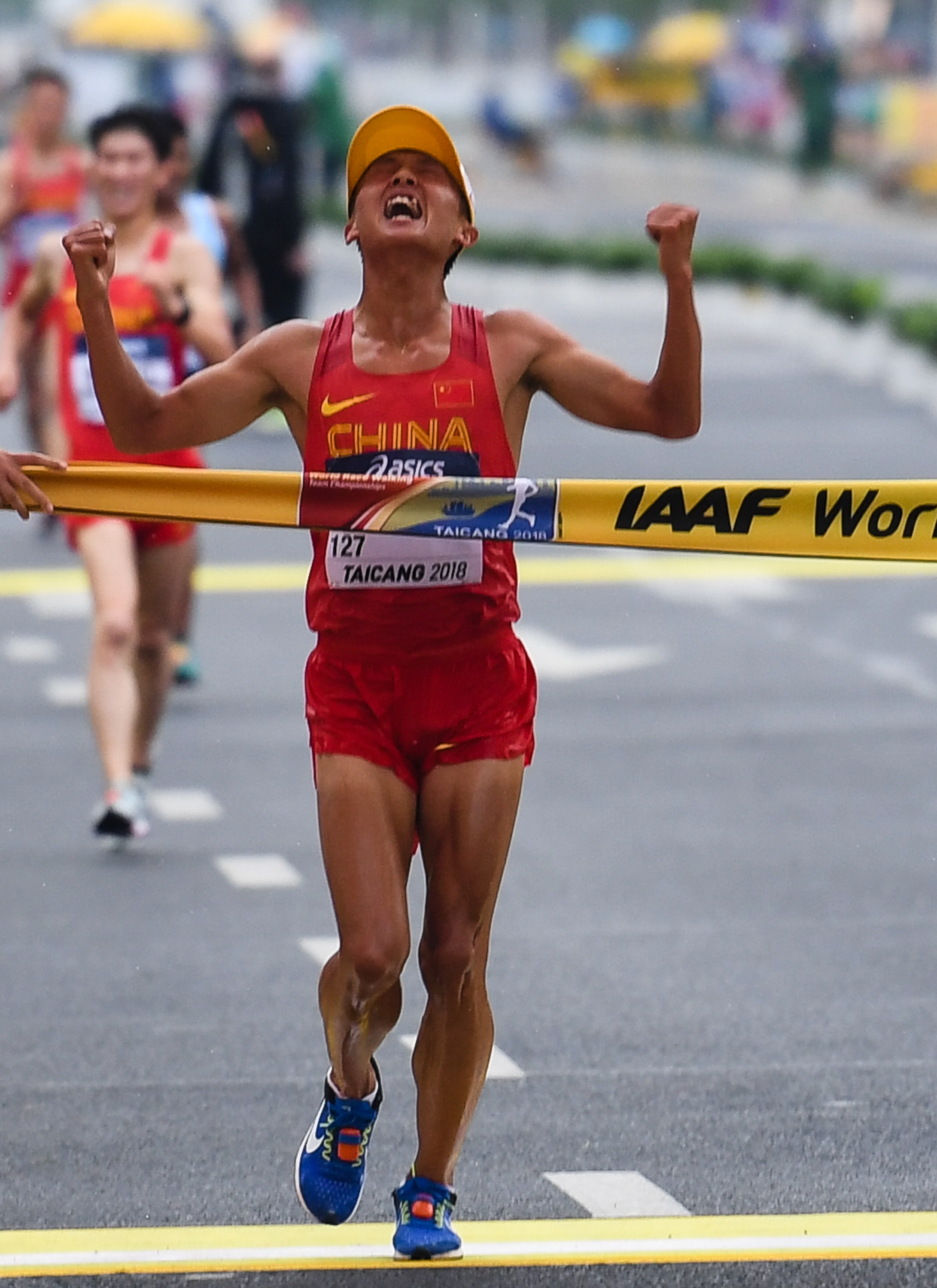 田径——2018年国际田联世界竞走团体锦标赛青年男子10公里组赛况(2)