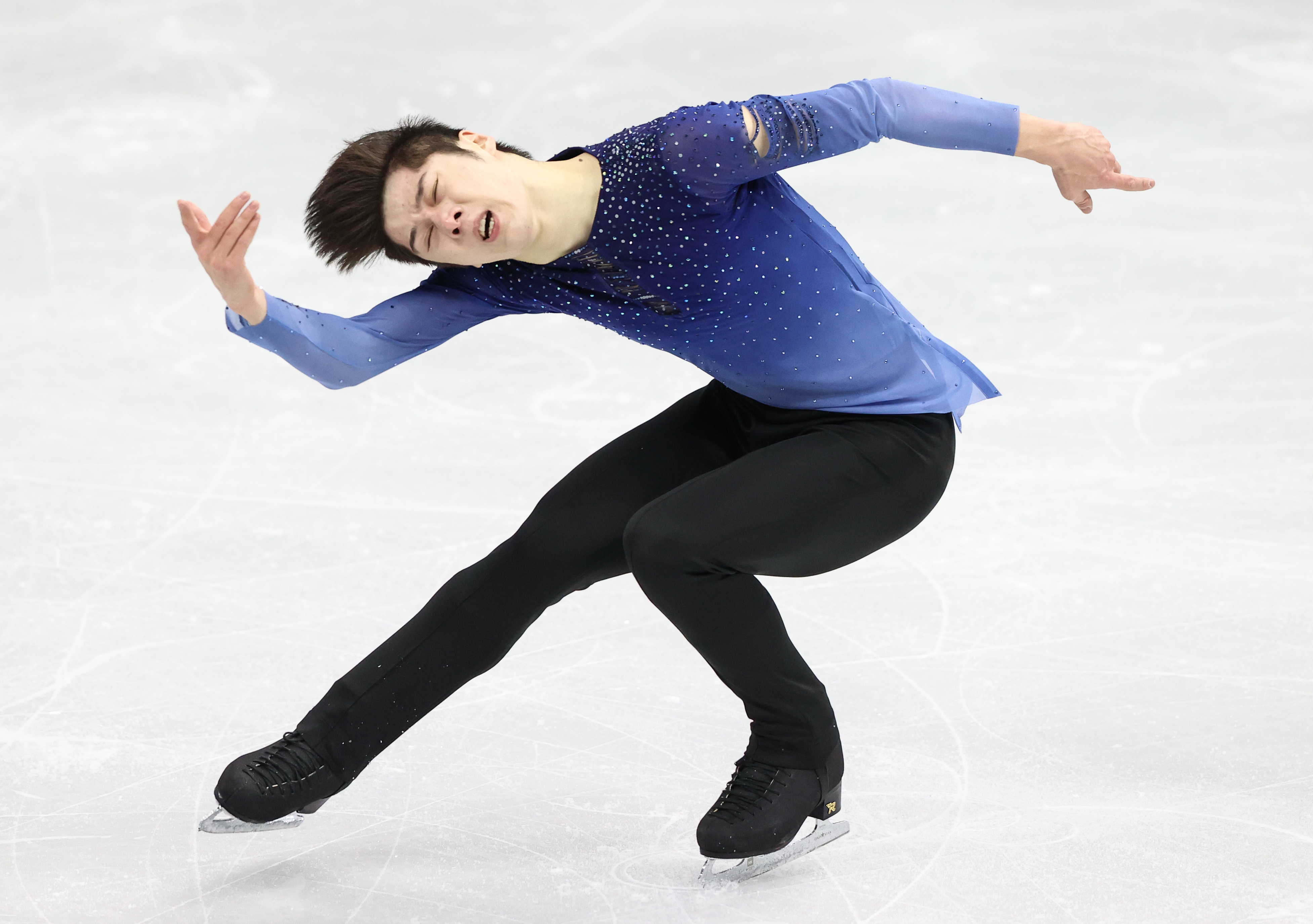 花样滑冰——四大洲锦标赛:张鹤获男子单人滑第13名(4)