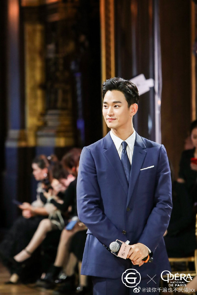 贴吧与你说早安# 191030金秀贤姬存希巴黎歌剧院新品发布会视频饭