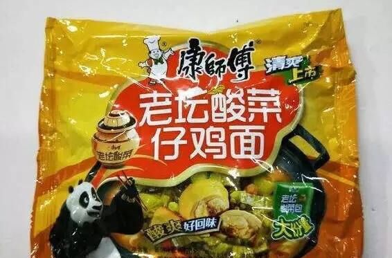 第二种:老坛酸菜仔鸡面