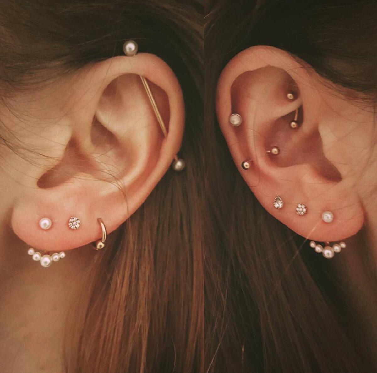 耳洞潮流虽有个性,但健康更重要,个数合适就行,不用追求太多