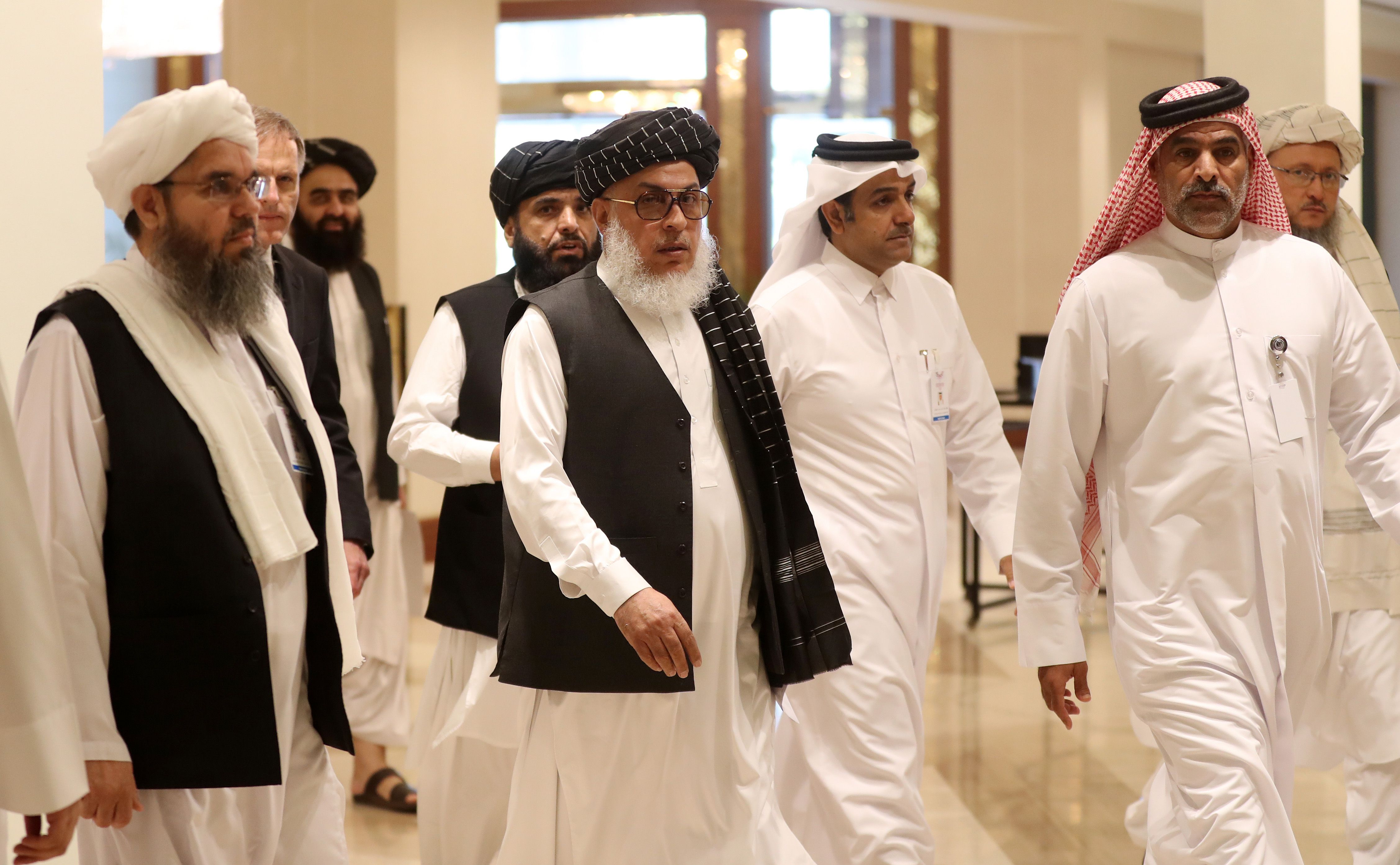 外代,2019年7月7日    (外代一线)(4)阿富汗内部和平会议在卡塔尔举行