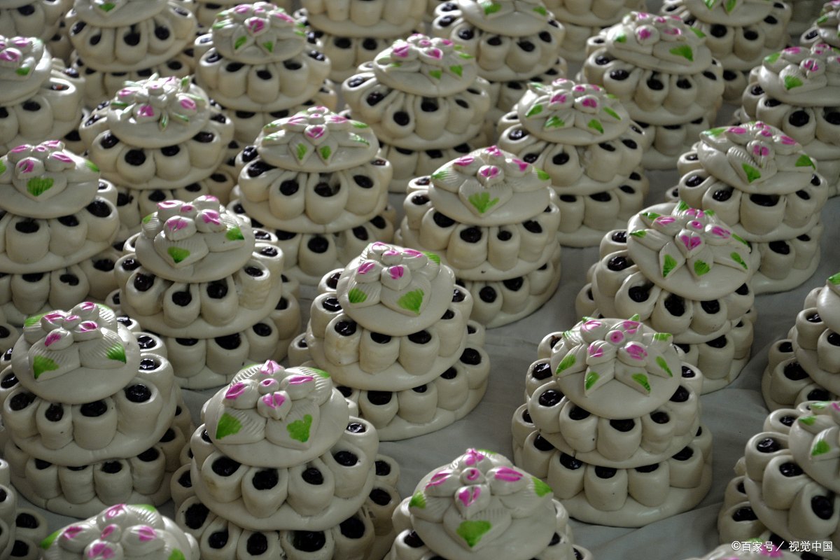 花糕也叫花馍,春天到了不能出门,我们做个鸟语花香花糕吧