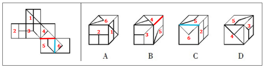 2020省考公务员行测技巧:公共边在折纸盒题目中的使用